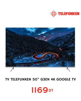Tv Telefunken 50" Google Tv